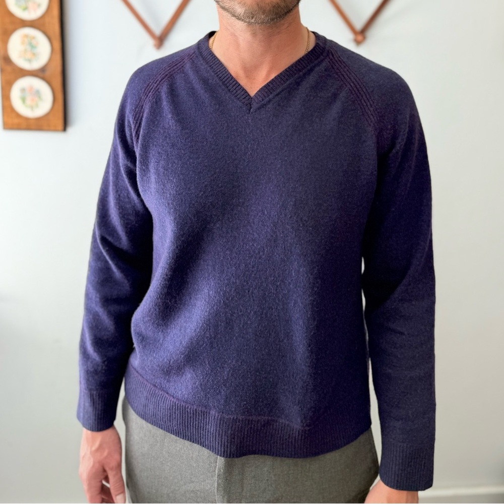 Robert Graham Wool V-Neck Sweater